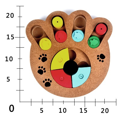 Mental Games Dog Puzzle - Bright Bone Design