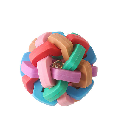 Decompression Colorful Bell Ball Toy for Dogs