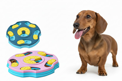 Interactive Dog Food Puzzle Bowl