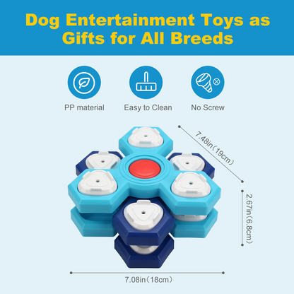 Stimulating Smart Dog Treat Puzzle Toy