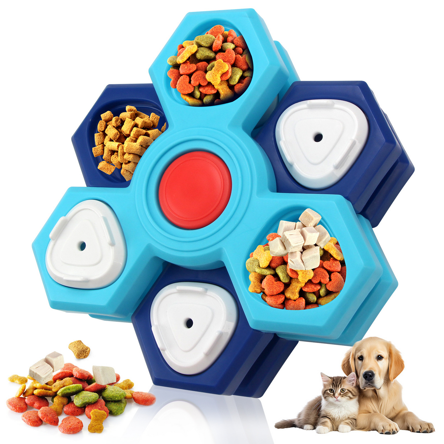 Stimulating Smart Dog Treat Puzzle Toy