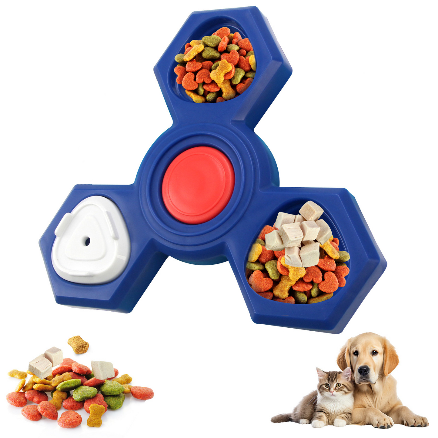 Stimulating Smart Dog Treat Puzzle Toy