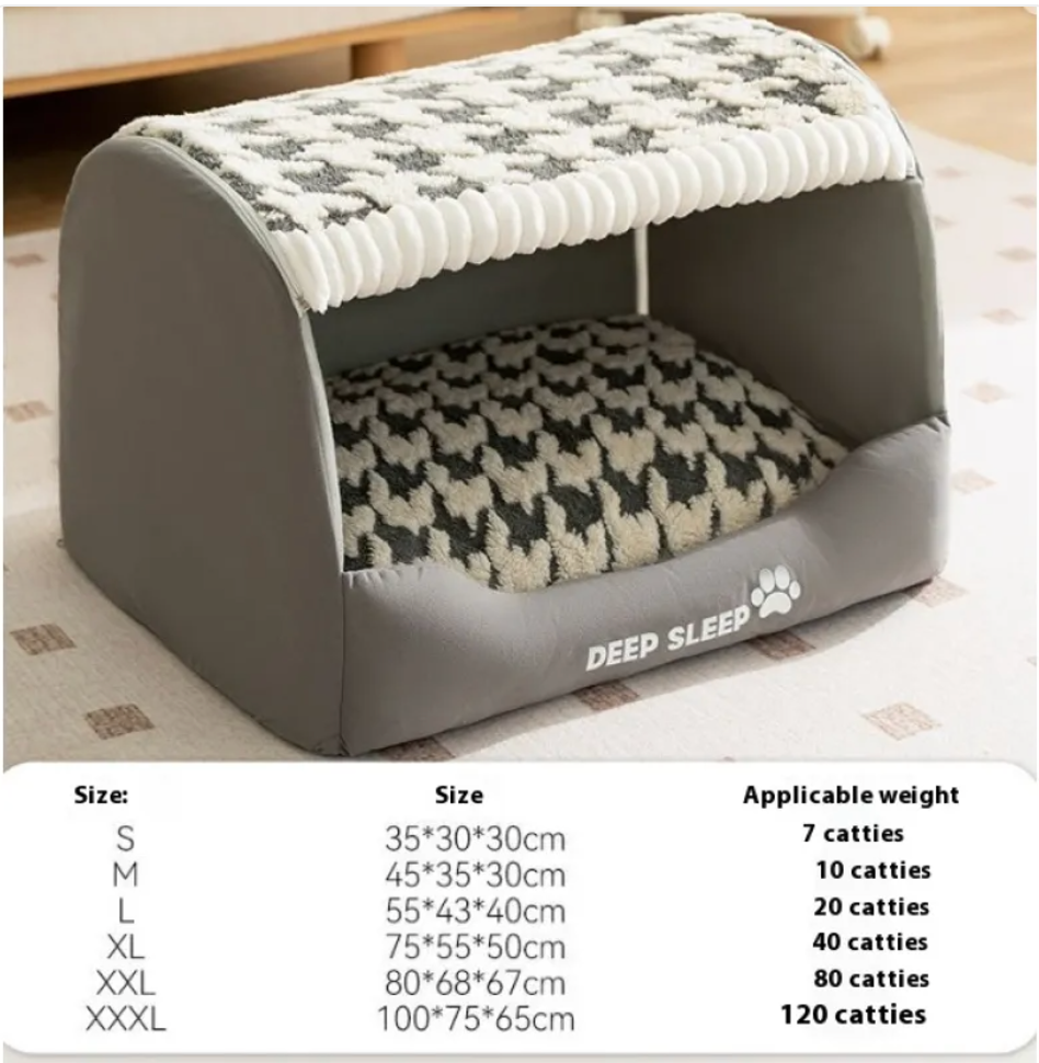 Lux Enclosed Pet Bed