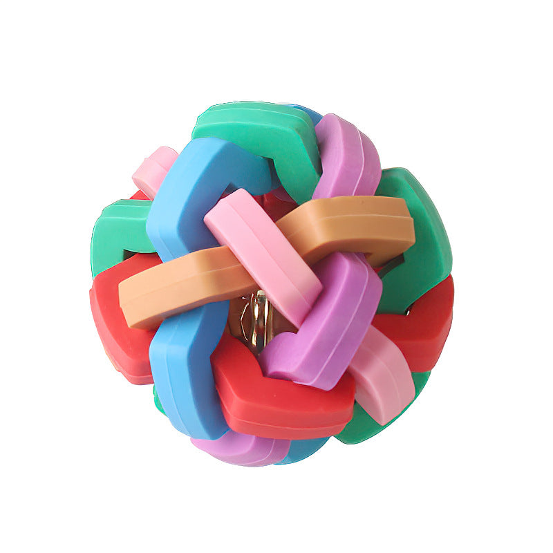 Decompression Colorful Bell Ball Toy for Dogs