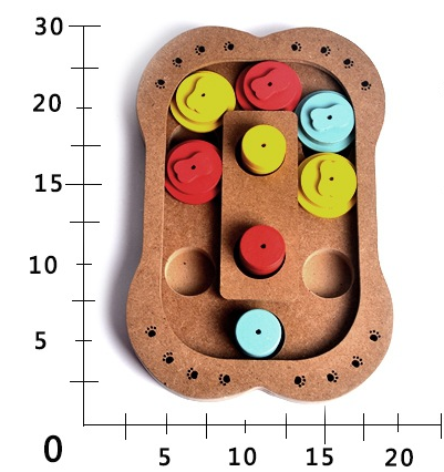 Mental Games Dog Puzzle - Bright Bone Design