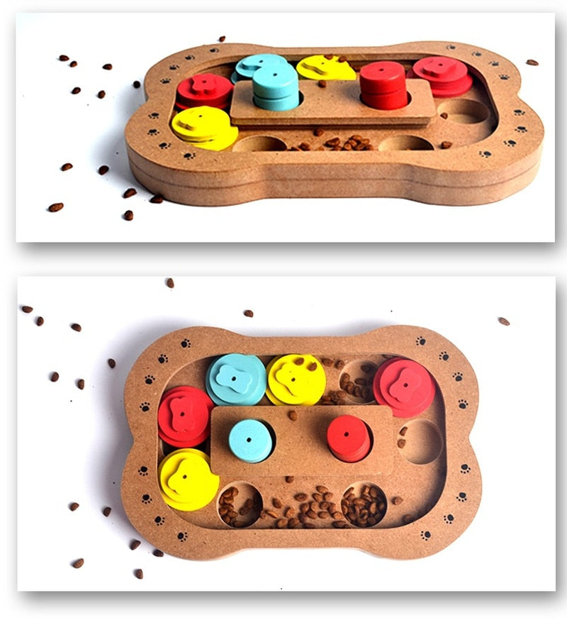 Mental Games Dog Puzzle - Bright Bone Design