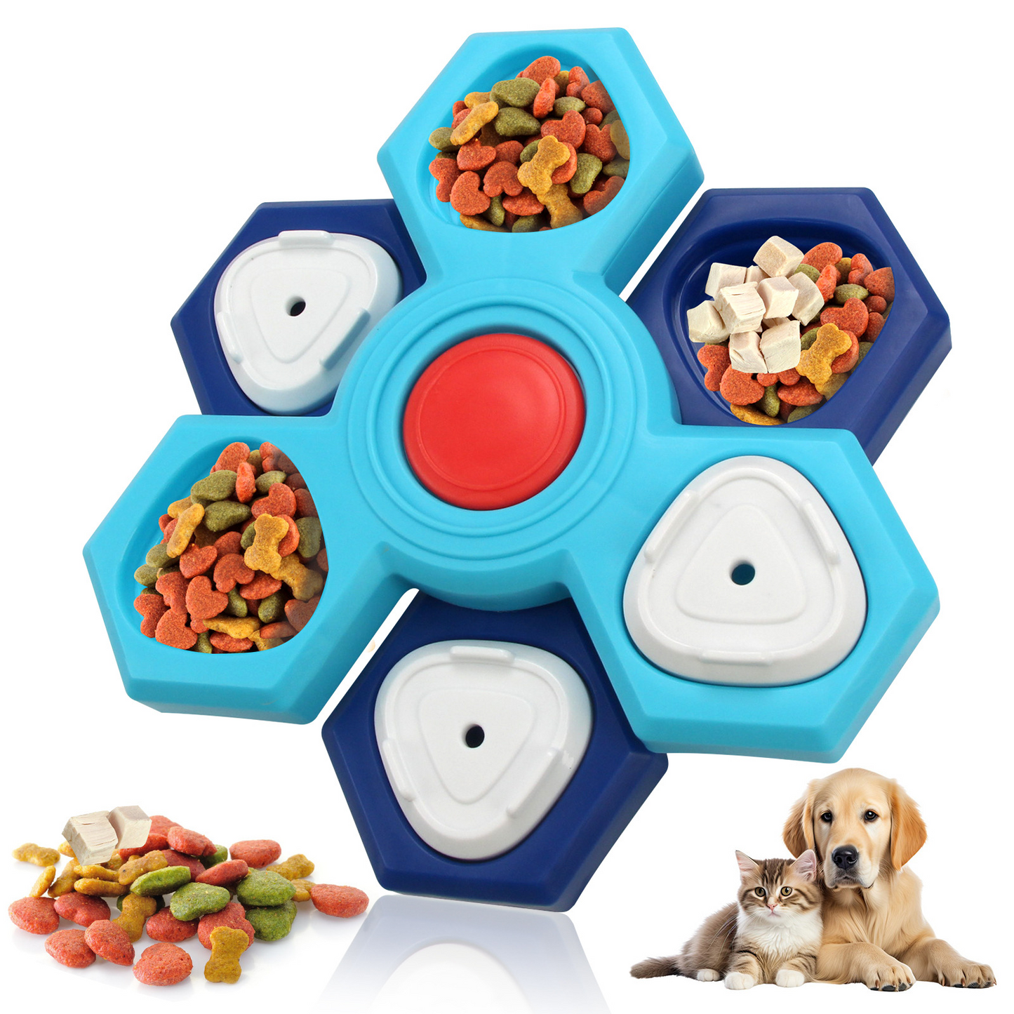 Stimulating Smart Dog Treat Puzzle Toy